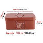 Bread Storage Box with Handle Lid  4100ML – Red