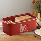 Bread Storage Box with Handle Lid  4100ML – Red