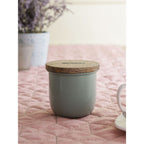 Airtight Food Storage Container with Wooden Lid, Green - 700ml