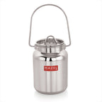 Stainless Steel Oil & Ghee Container with Lid - 5 L