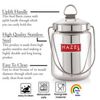 Plain Stainless Steel Ghee Barani, Milk, Oil,Multipurpose Container -  1.5 L