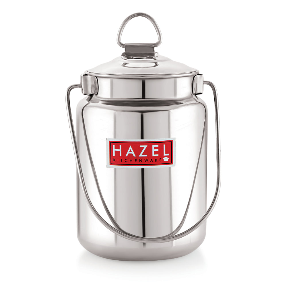 Stainless Steel Barani for Kitchen Oil, Milk & Ghee Multipurpose Container