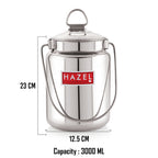 Stainless Steel Plain Conatiner/Barani, 3L