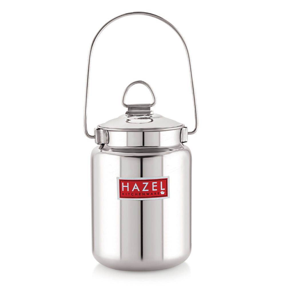 Stainless Steel Barani for Kitchen Oil, Milk & Ghee Multipurpose Container