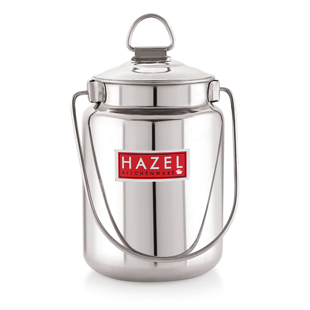 Stainless Steel Barani for Kitchen Oil, Milk & Ghee Multipurpose Container