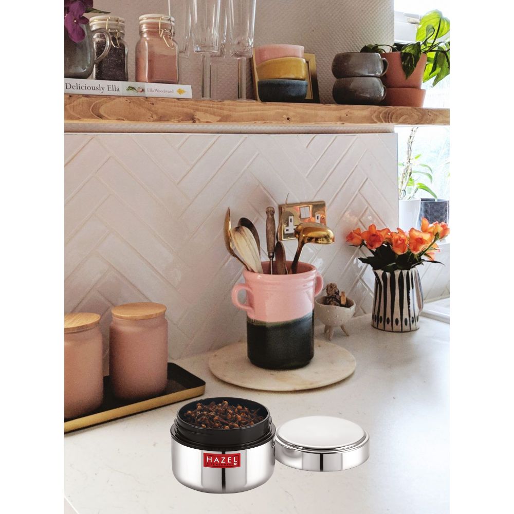 Stainless Steel Mini Airtight Container – 250 ML