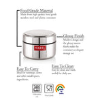 Stainless Steel Mini Airtight Container – 250 ML