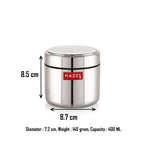 Stainless Steel Mini Airtight Container – 400 ML