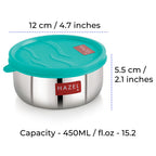 Stainless Steel Airtight Storage Container - 450ML