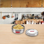 Stainless Steel Round Masala Container 250ml