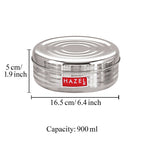 Small Stainless Steel Storage Container - 900ML