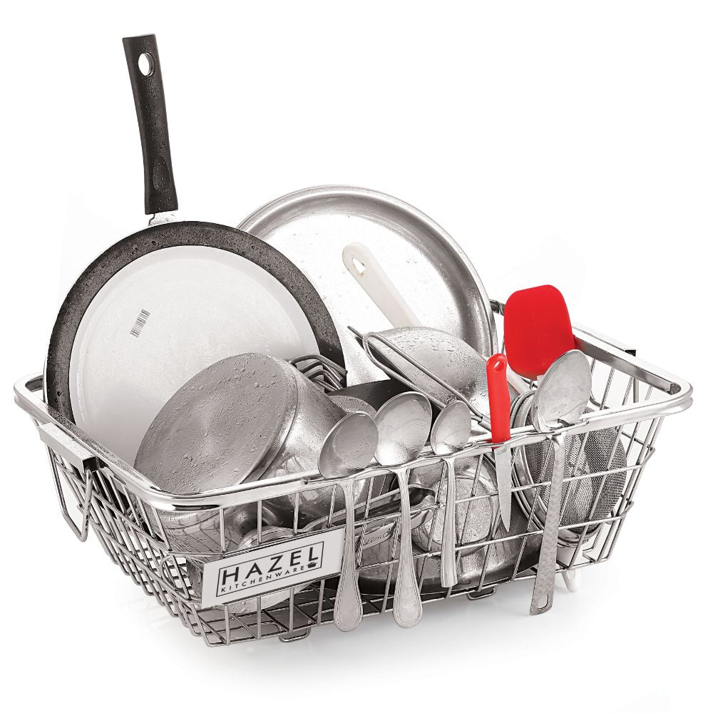 Sqaure Stainless Steel Dish Drainer