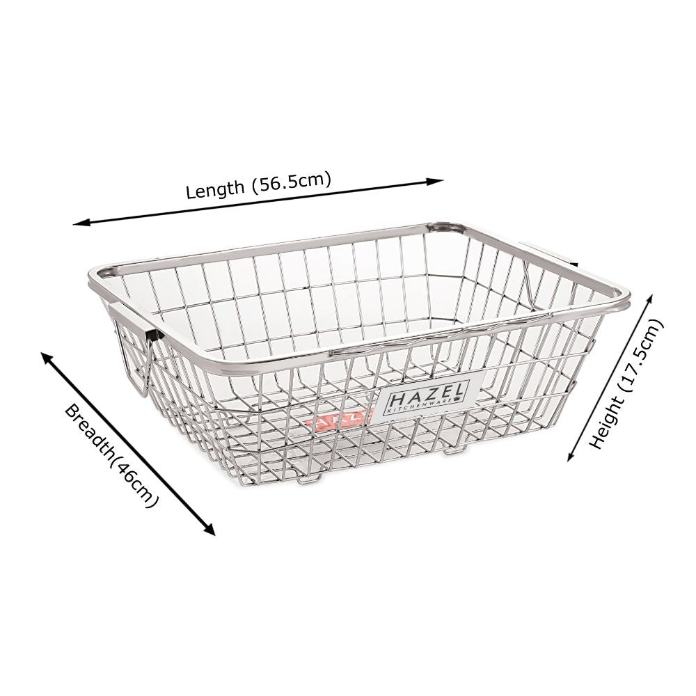 Stainless Steel Dish Drainer Rack for Plates and Utensils