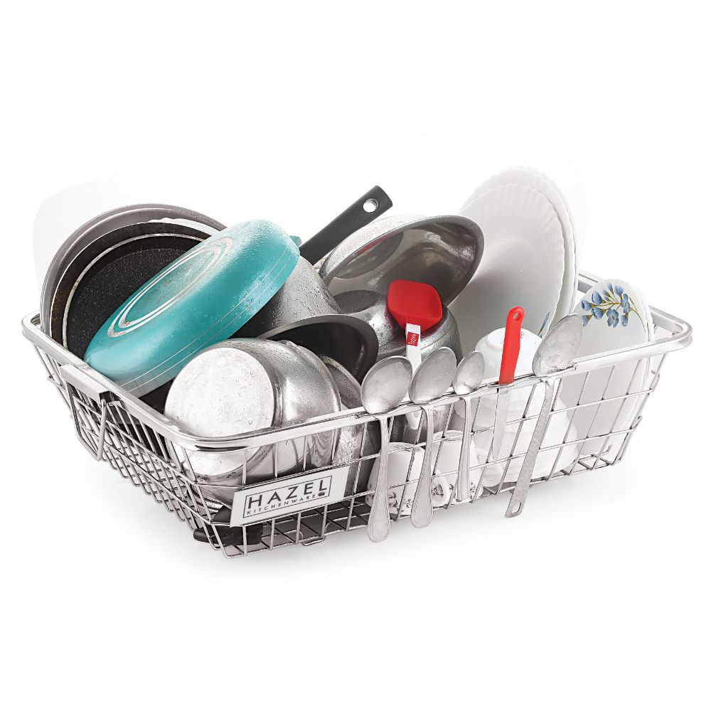 Sqaure Stainless Steel Dish Drainer