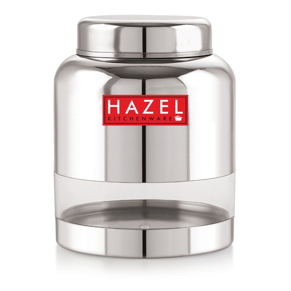 Stainless Steel Transparent Airtight Barni – 1500 ML
