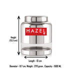 Stainless Steel Transparent Airtight Barni – 1500 ML