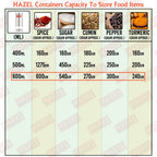 Steel Fridge Storage Container – 600 ML