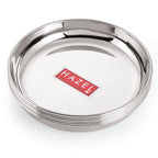 Stainless Steel Serving Plate Set of 6, 650ML