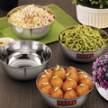 Stainless Steel Serving Bowl, 1350ml - Set of 4