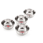 Stainless Steel Serving Bowl, 1350ml - Set of 4