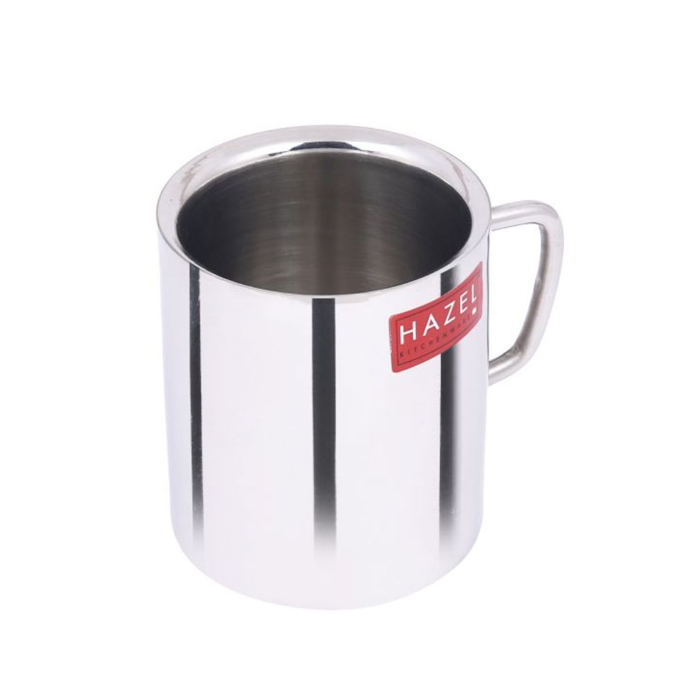 Stainless Steel Double Wall Green Tea  Mug /Big Coffe Cup, 210 ML