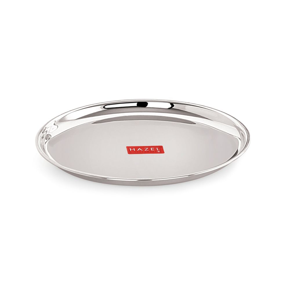 Stainless Steel Breakfast Plate 23.5 cm