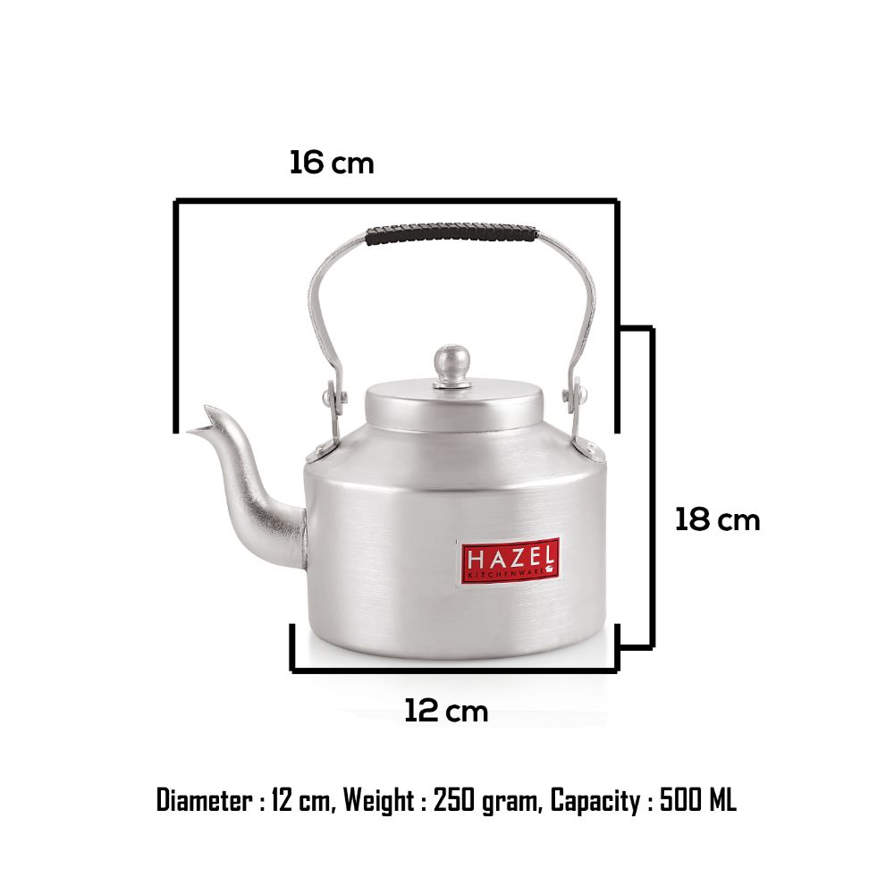 Aluminium  Tea Kettle with Handle, 500 ML, 12cm