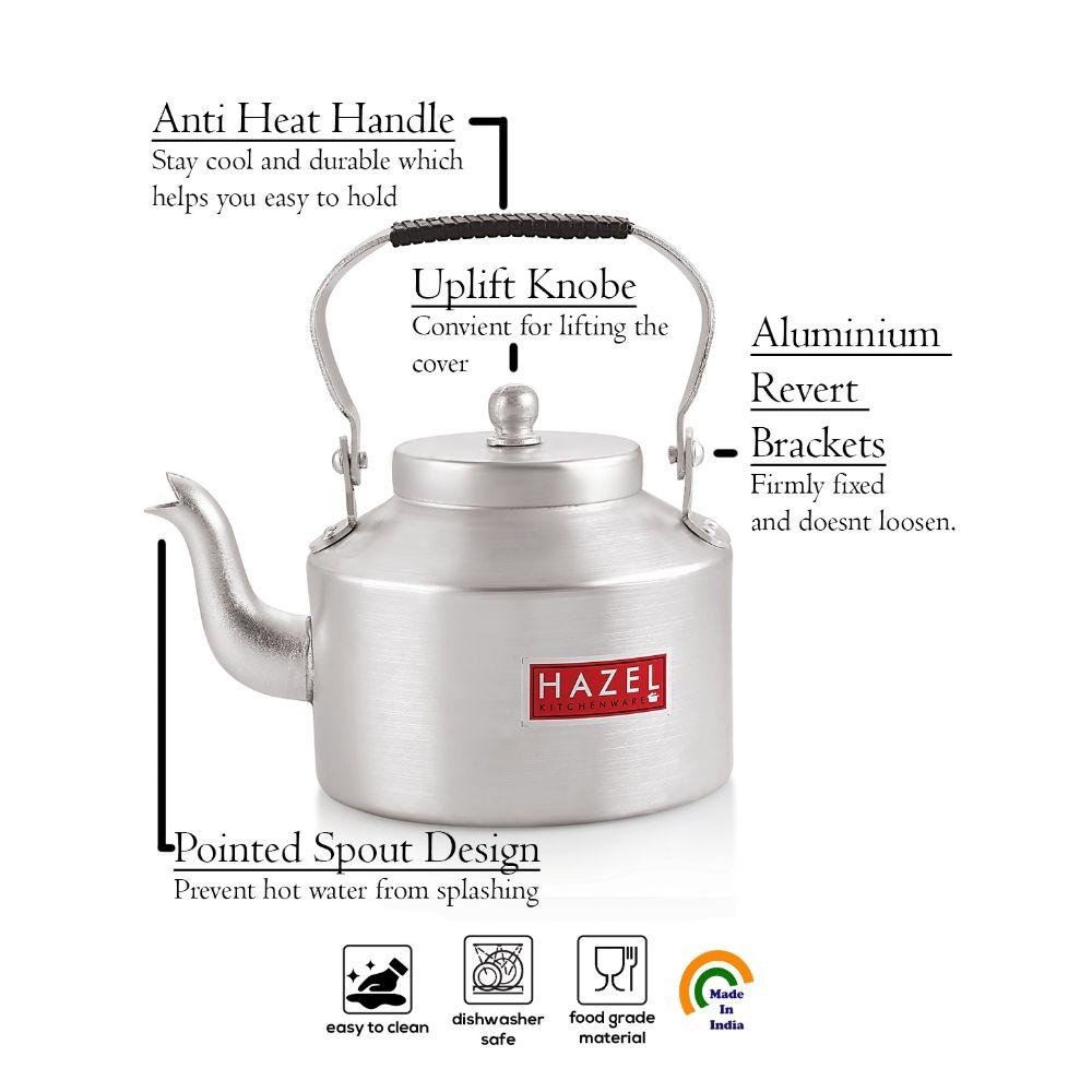 Aluminium Tea Kettle with Handle, 2 L, 17 cm