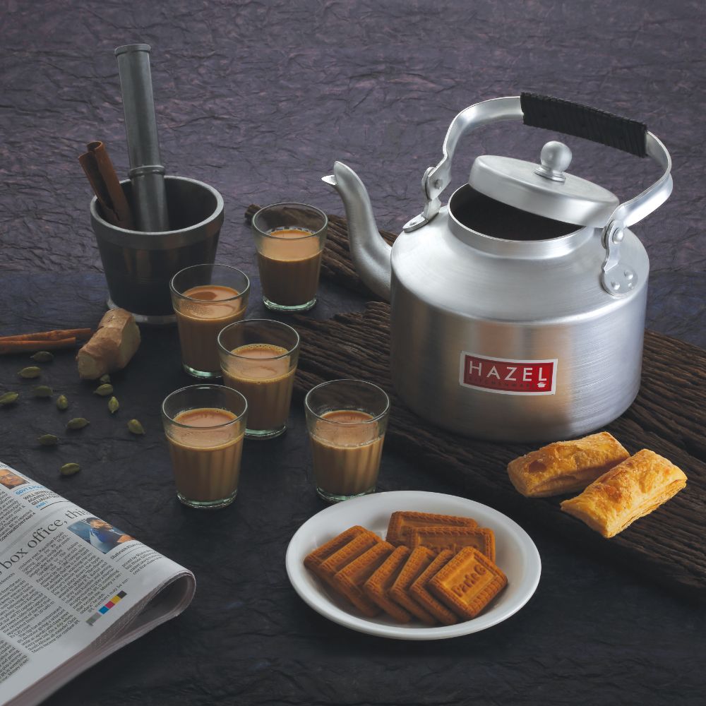 Aluminium Traditional Tea Kettle with Handle, 3 L, 20 cm