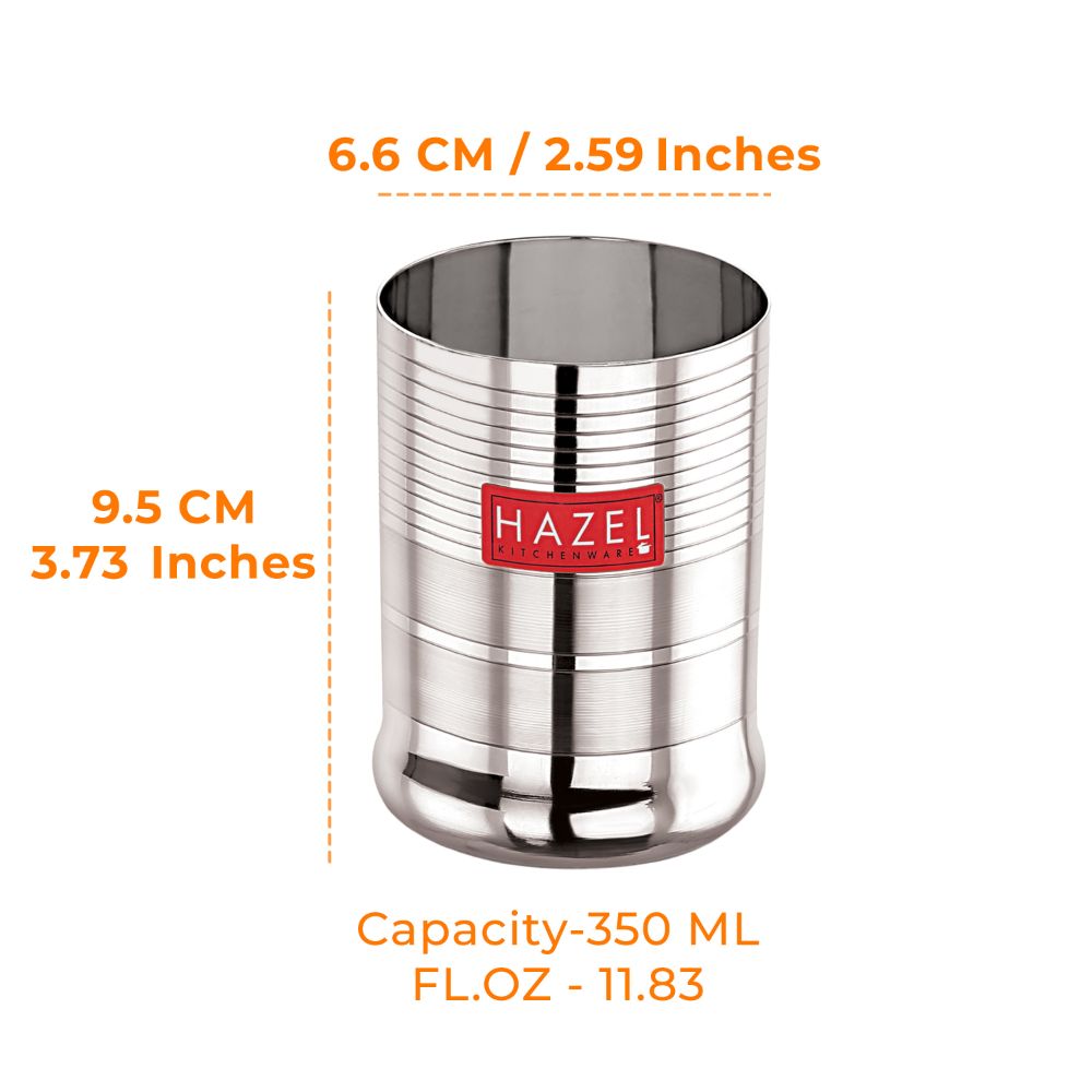Stainless Steel Glass Set for Water & Juice