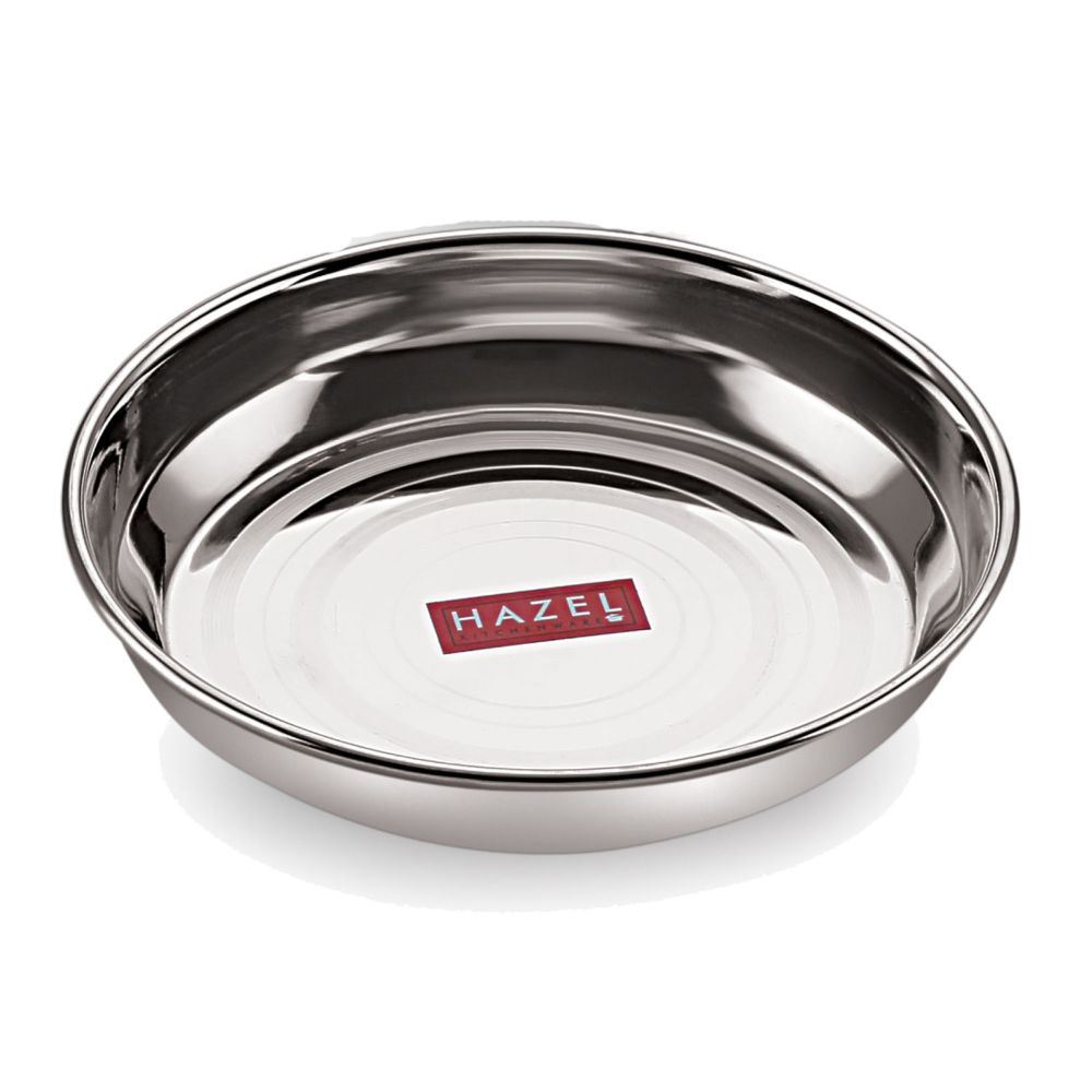 Steel Snack Plates, Set of 6, 11cm
