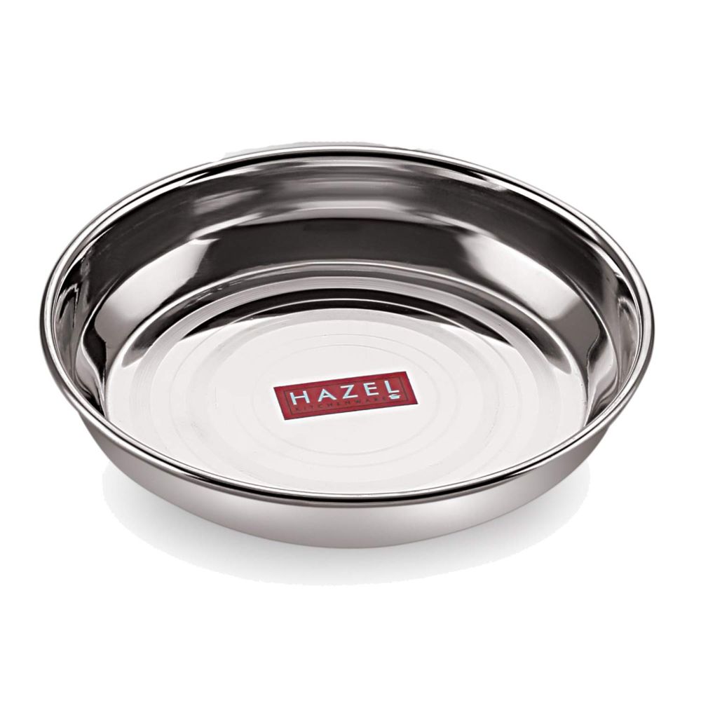 Stainless Steel Snack Plates - Set Of 6, 13 cm
