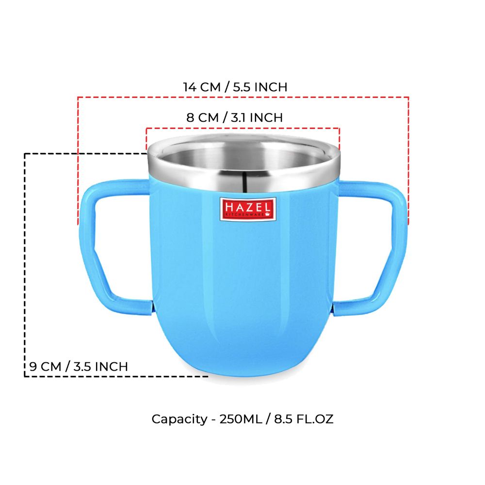 Stainless Steel Baby Mug with  Double Handle , 250ML