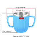Stainless Steel Baby Mug with  Double Handle , 250ML