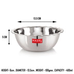 Stainless Steel Serving Katori ,  13.5 cm, 400 ML