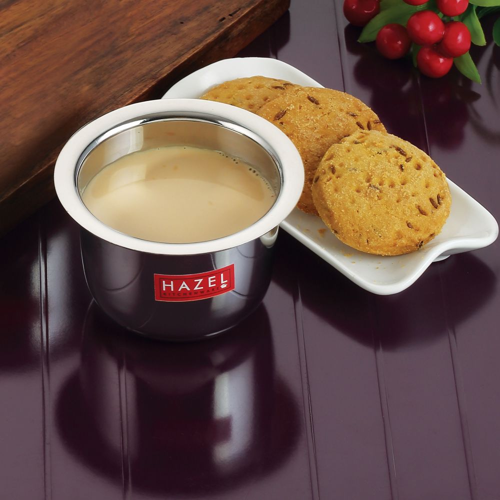 Stainless Steel Mini Tea Glass 100 ML, 8 cm