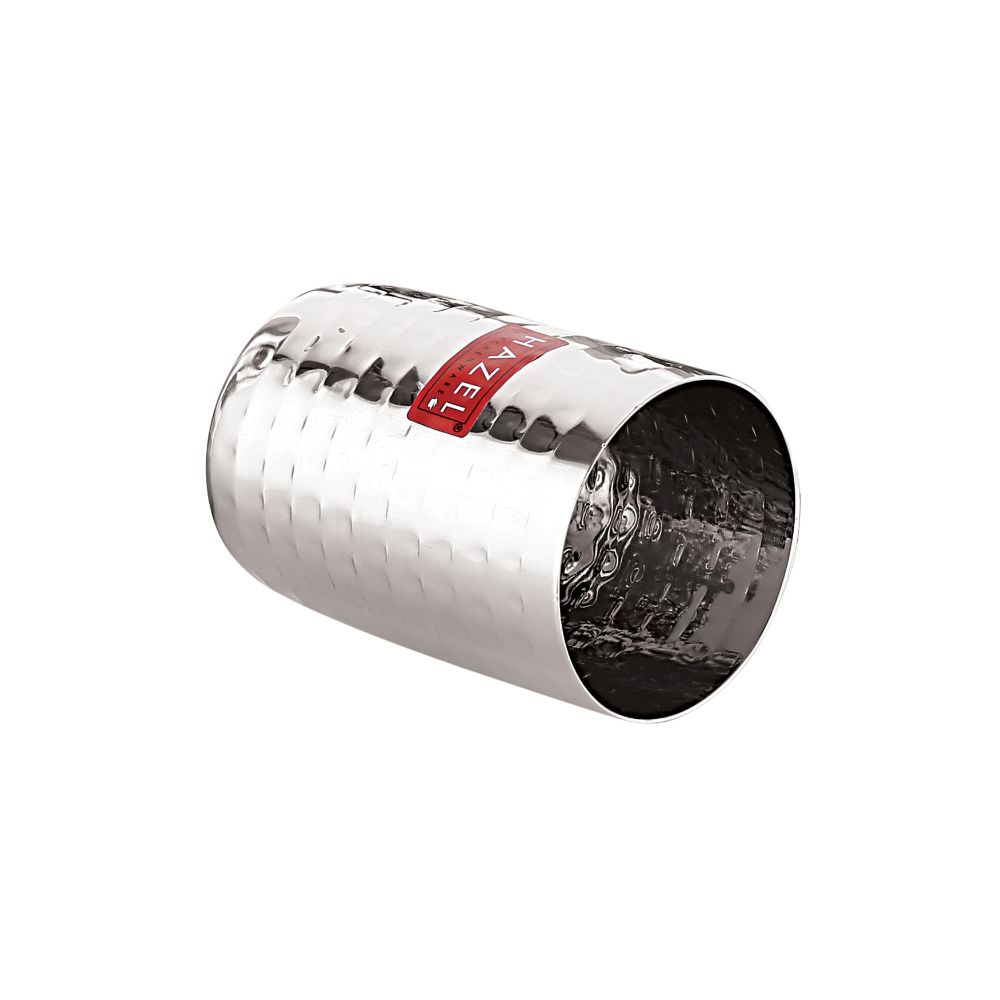Hammered Stainless Steel Drinking Glass 350 ML