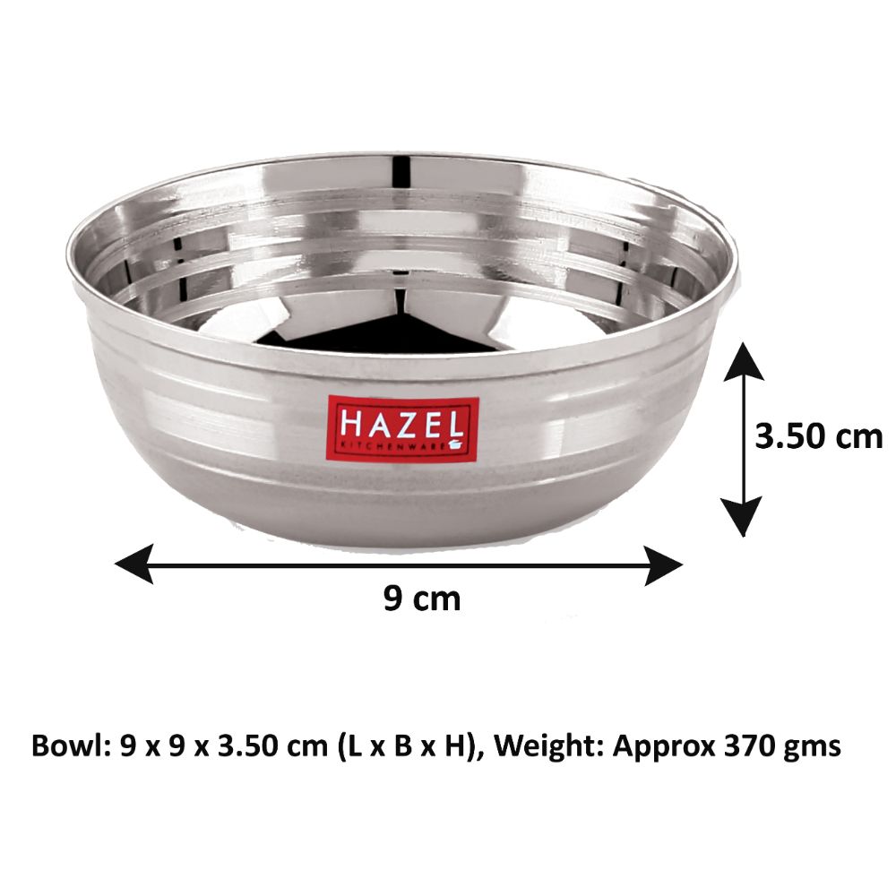 Steel Katori/ Bowl, Set of 6 , 9cm