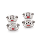 Stainless Steel Serving Bowl, Set Of 4 -150ML Each, 9 cm