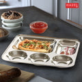 Stainless Steel Compartment Mess Plate