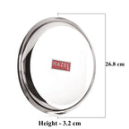 Steel Dinner Plate, 26.8 cm
