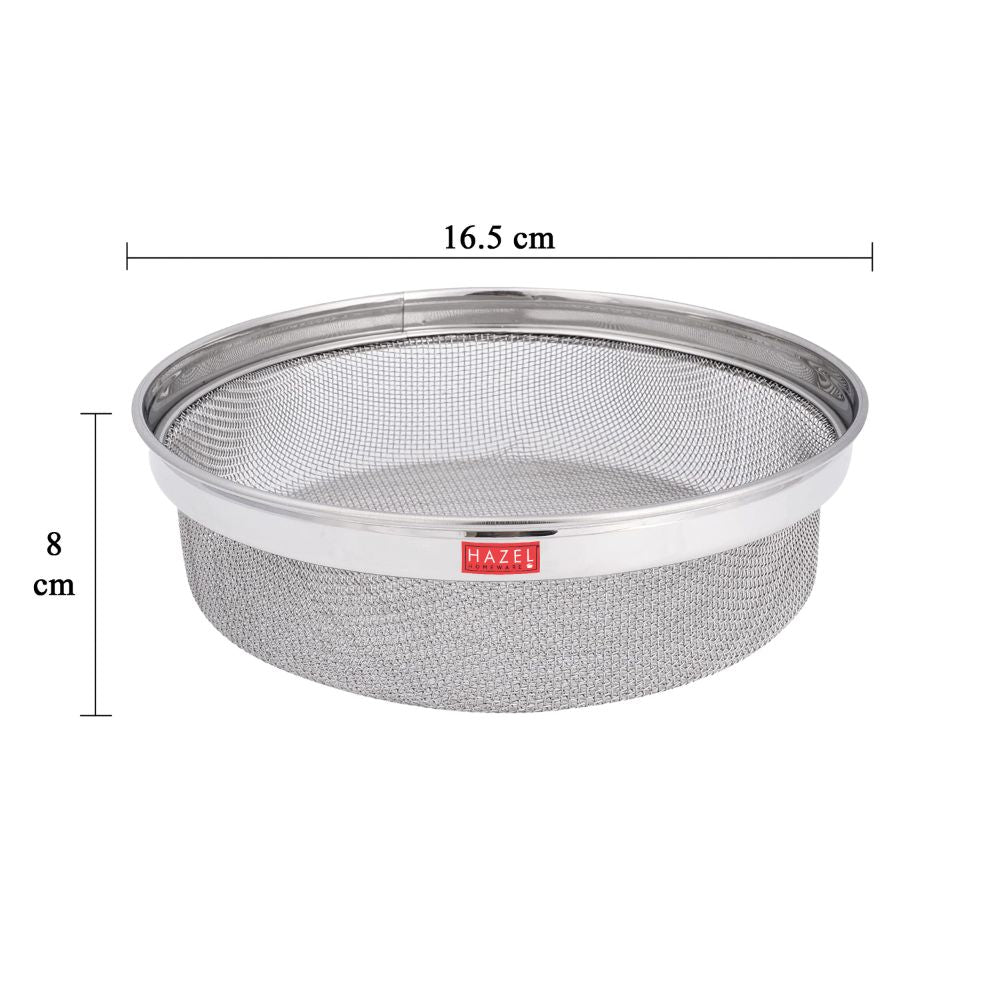 Stainless Steel Strainer Basket, 16.5cm