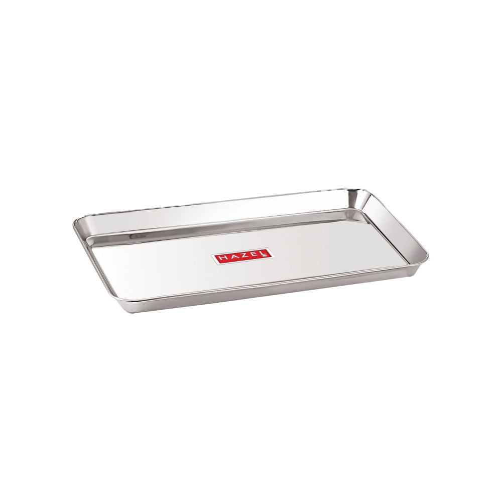 Stainless Steel Serving Tray Mirror Finish, 35.5, 23.8 cm