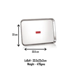 Stainless Steel Serving Tray Mirror Finish, 35.5, 23.8 cm