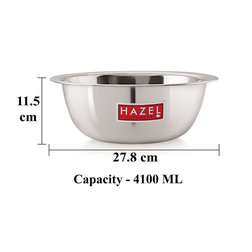 Stainless Steel Mixing Bowl 4100 ML