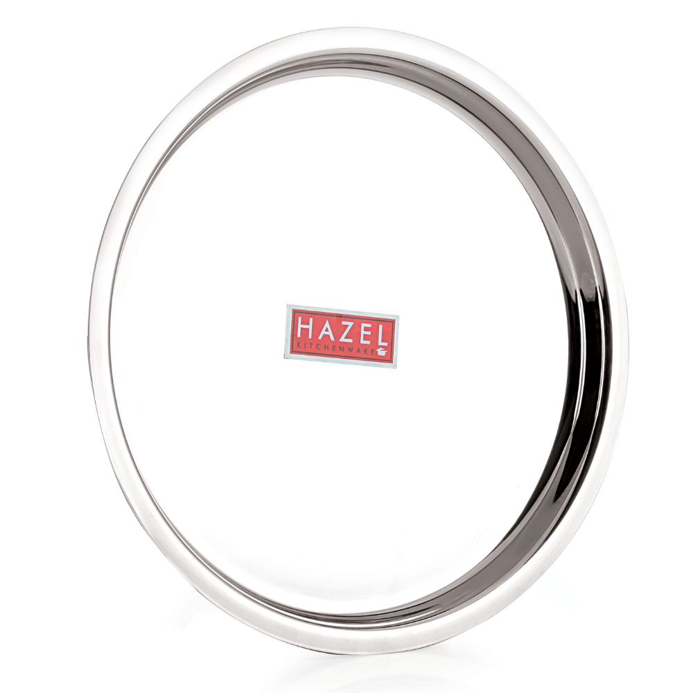 Stainless Steel Dinner Thali Set, Mirror Finish 25cm