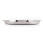 Stainless Steel Dinner Thali Set, Mirror Finish 25cm