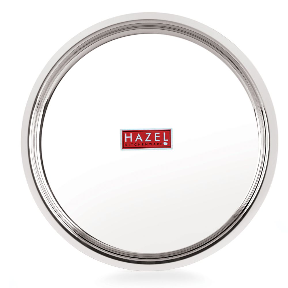 Stainless Steel Dinner Thali Set, Mirror Finish 25cm