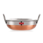 Stainless Steel Copper Base Kadai with Handle, 1 L