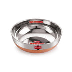 Stainless Steel Copper Base Tasla on a white background.